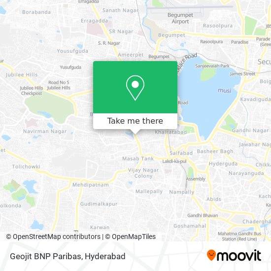 Geojit BNP Paribas map