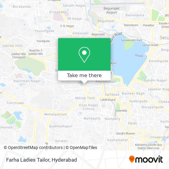Farha Ladies Tailor map