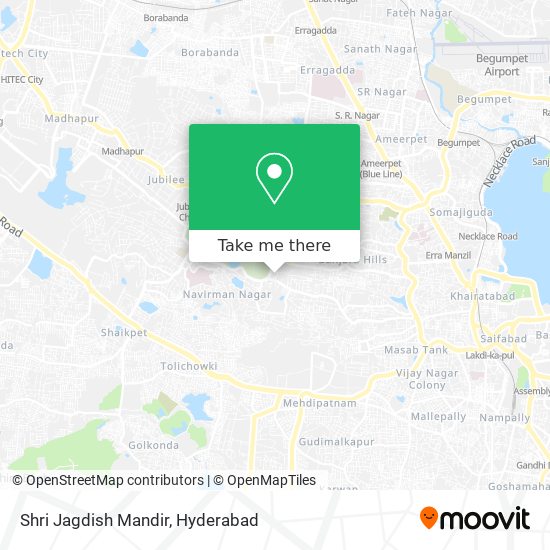 Shri Jagdish Mandir map