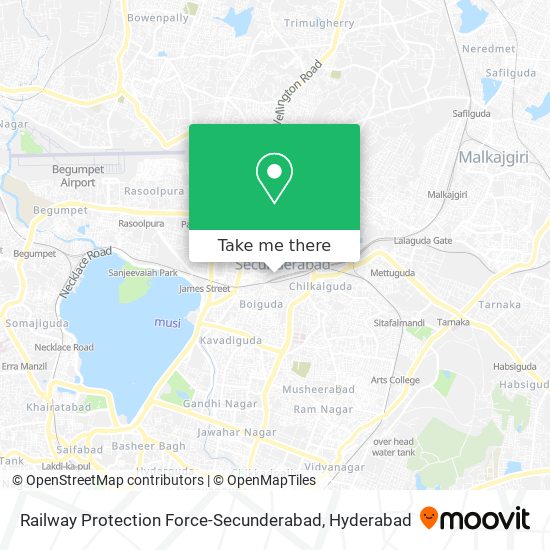 Railway Protection Force-Secunderabad map