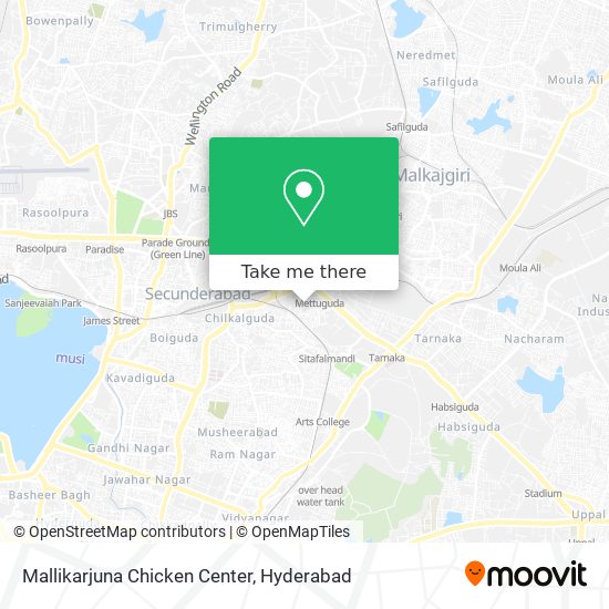 Mallikarjuna Chicken Center map