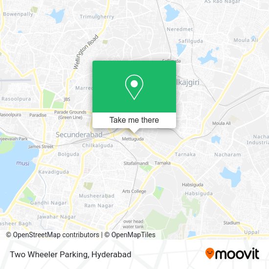 Two Wheeler Parking map