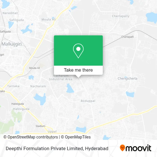 Deepthi Formulation Private Limited map