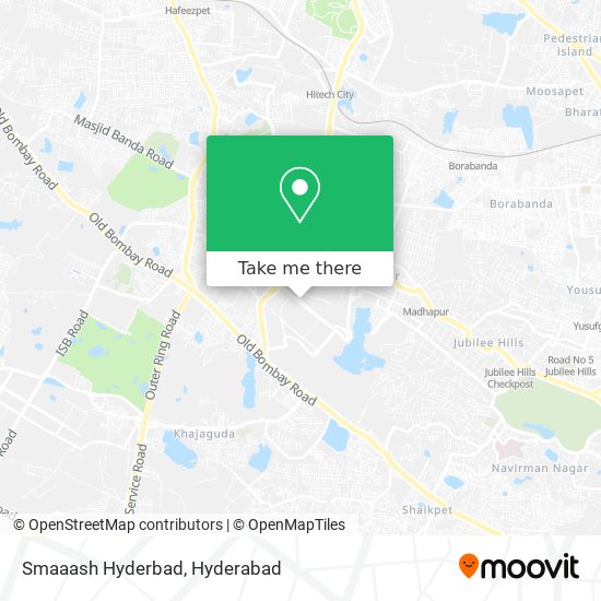 Smaaash Hyderbad map