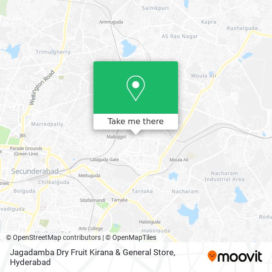 Jagadamba Dry Fruit Kirana & General Store map