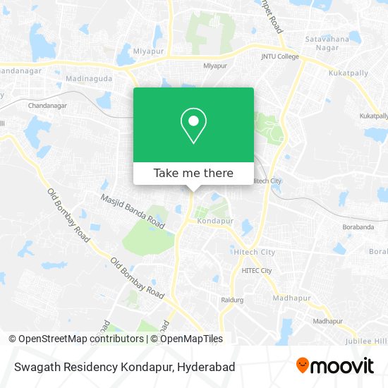 Swagath Residency Kondapur map