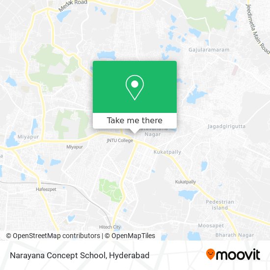 Narayana Concept School map