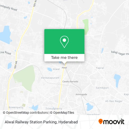 Alwal Railway Station Parking map