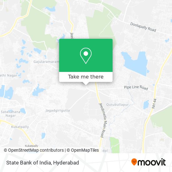 State Bank of India map