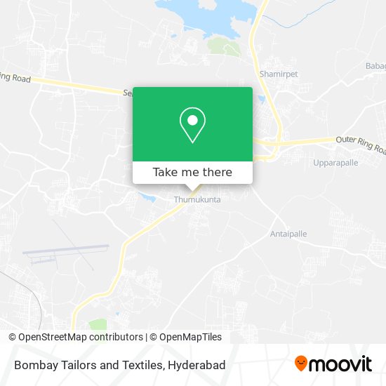 Bombay Tailors and Textiles map