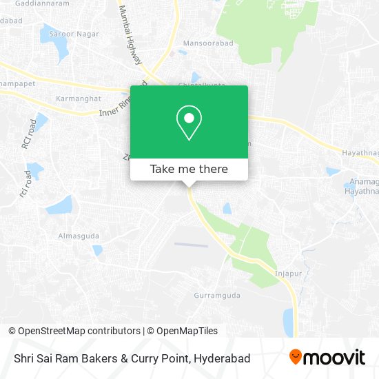 Shri Sai Ram Bakers & Curry Point map