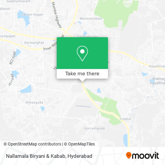 Nallamala Biryani & Kabab map