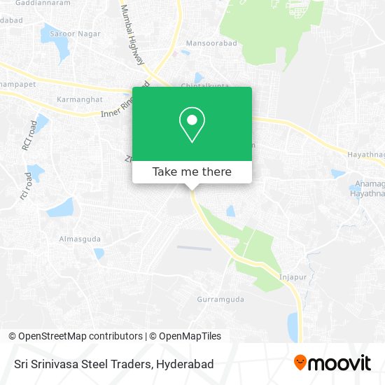 Sri Srinivasa Steel Traders map