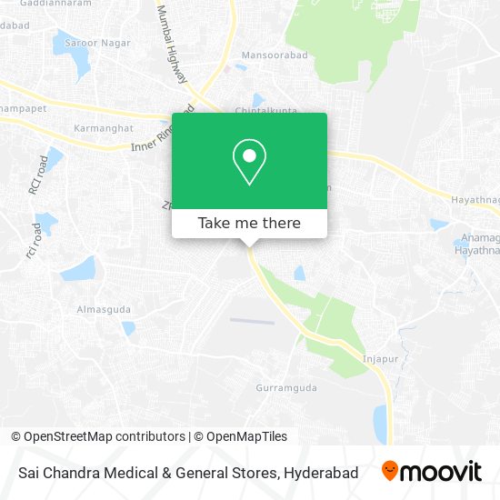 Sai Chandra Medical & General Stores map