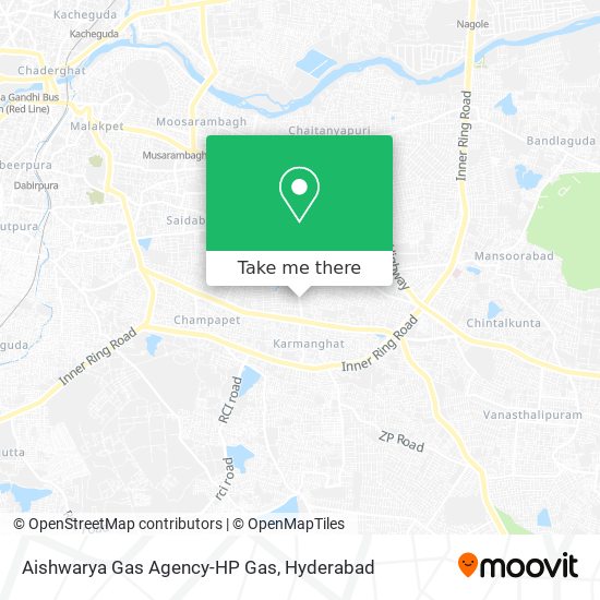 Aishwarya Gas Agency-HP Gas map