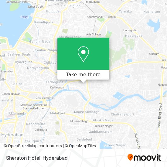 Sheraton Hotel map