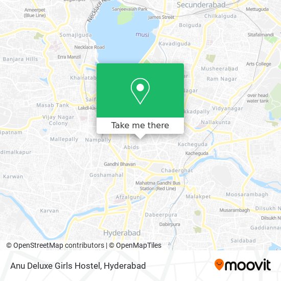 Anu Deluxe Girls Hostel map