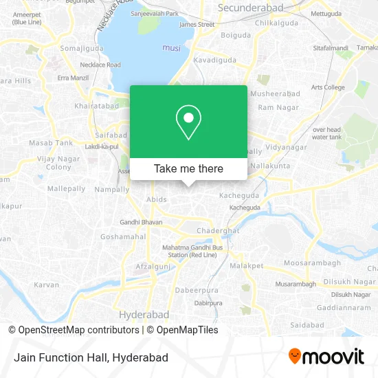 Jain Function Hall map