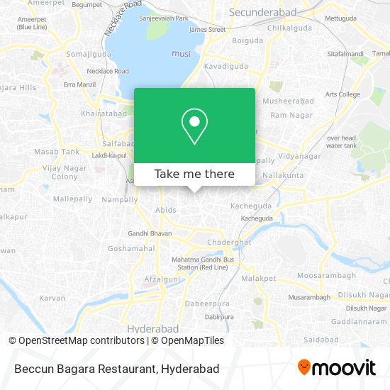 Beccun Bagara Restaurant map