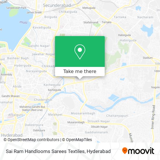 Sai Ram Handlooms Sarees Textiles map