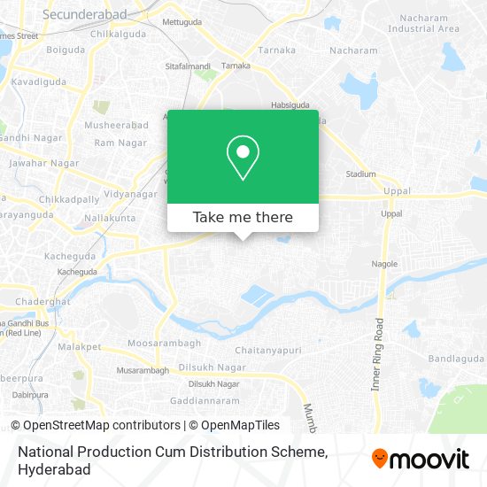 National Production Cum Distribution Scheme map