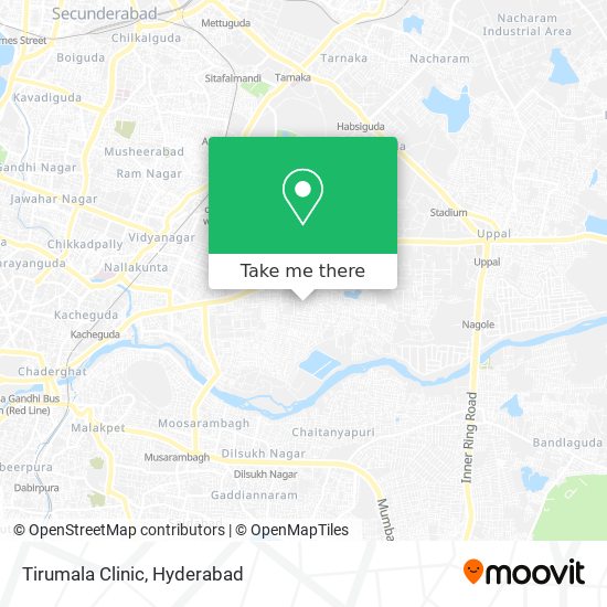 Tirumala Clinic map