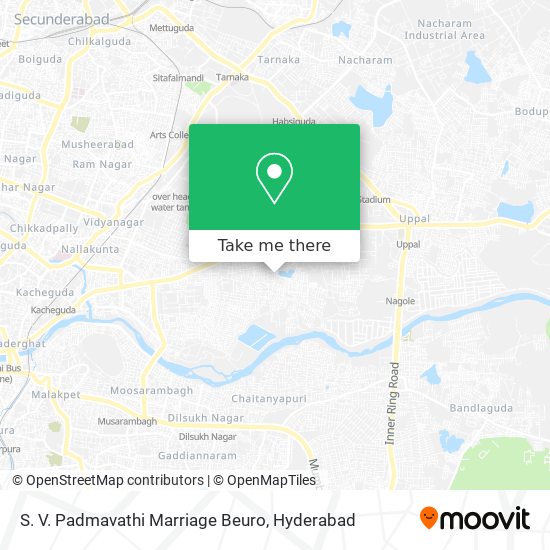 S. V. Padmavathi Marriage Beuro map