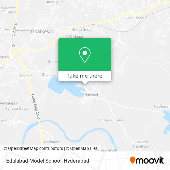 Edulabad Model School map