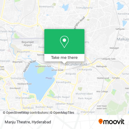 Manju Theatre map