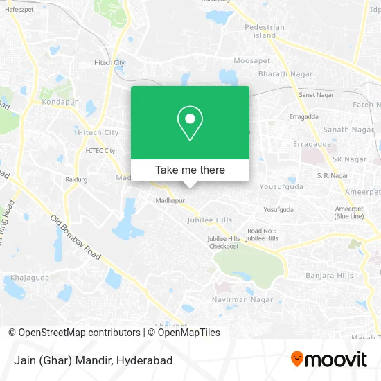 Jain (Ghar) Mandir map