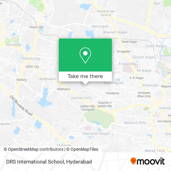 DRS International School map