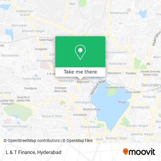 L & T Finance map