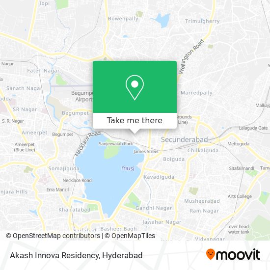 Akash Innova Residency map