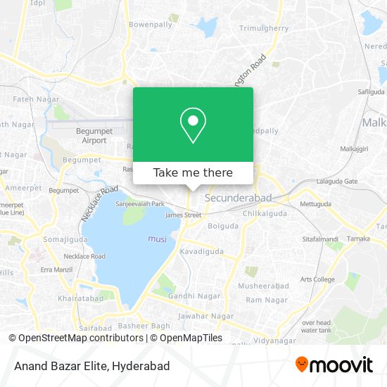 Anand Bazar Elite map