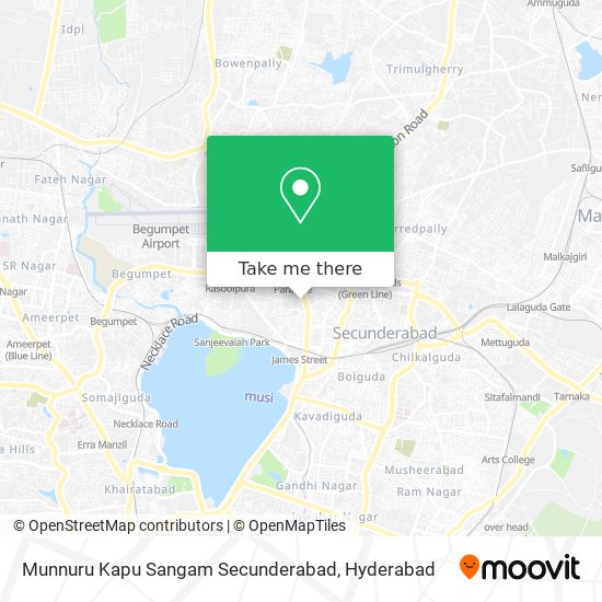 Munnuru Kapu Sangam Secunderabad map