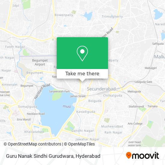 Guru Nanak Sindhi Gurudwara map