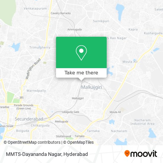 MMTS-Dayananda Nagar map