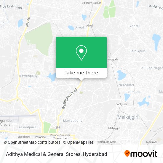 Adithya Medical & General Stores map