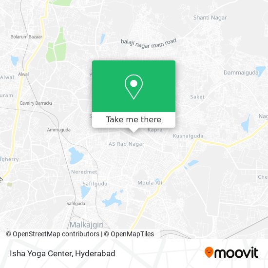 Isha Yoga Center map