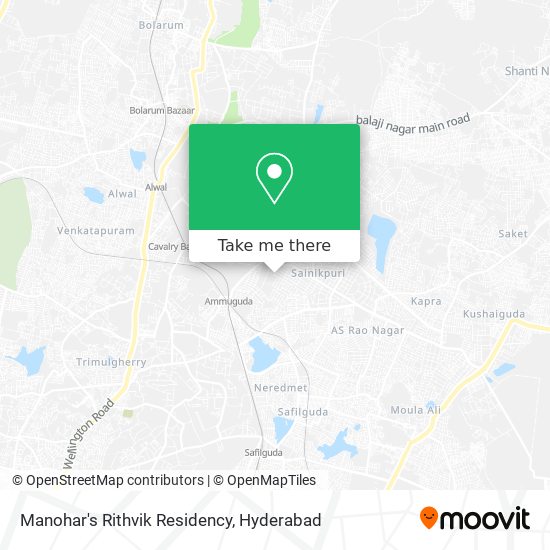Manohar's Rithvik Residency map