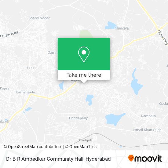 Dr B R Ambedkar Community Hall map