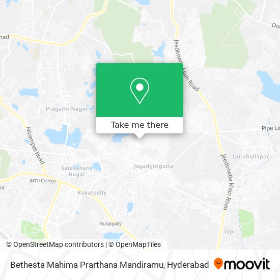 Bethesta Mahima Prarthana Mandiramu map