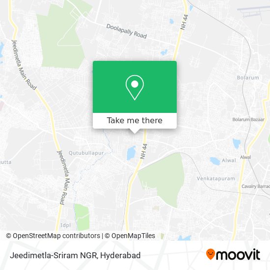 Jeedimetla-Sriram NGR map