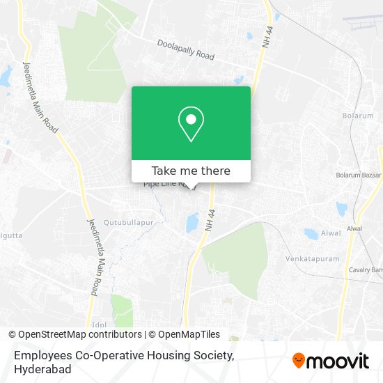 Employees Co-Operative Housing Society map