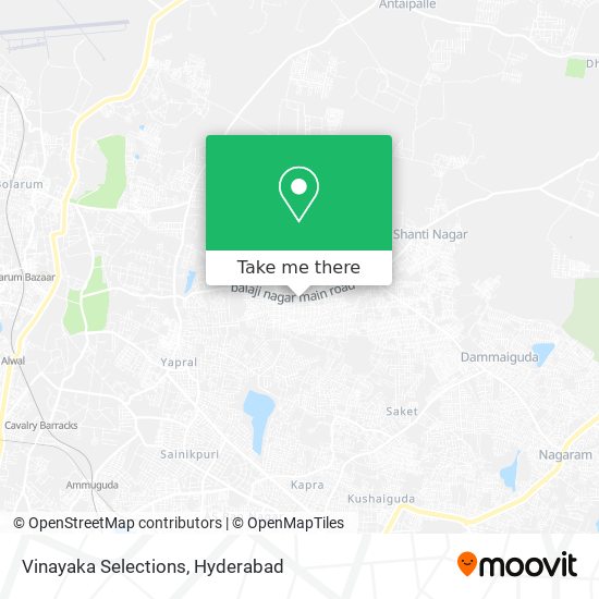 Vinayaka Selections map