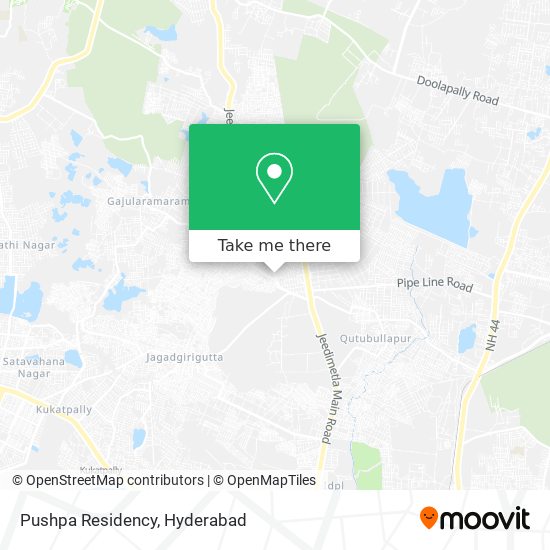 Pushpa Residency map