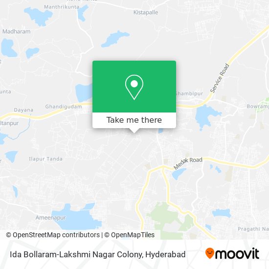 Ida Bollaram-Lakshmi Nagar Colony map