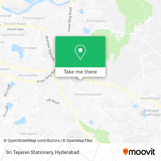 Sri Tejaswi Stationery map