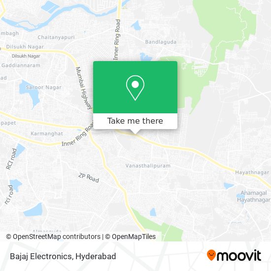 Bajaj Electronics map