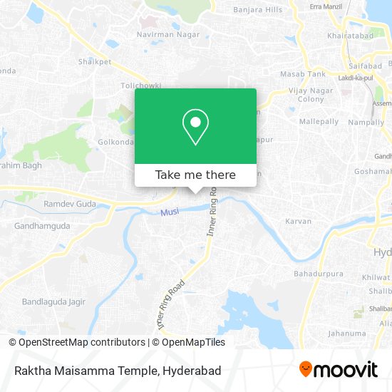 Raktha Maisamma Temple map